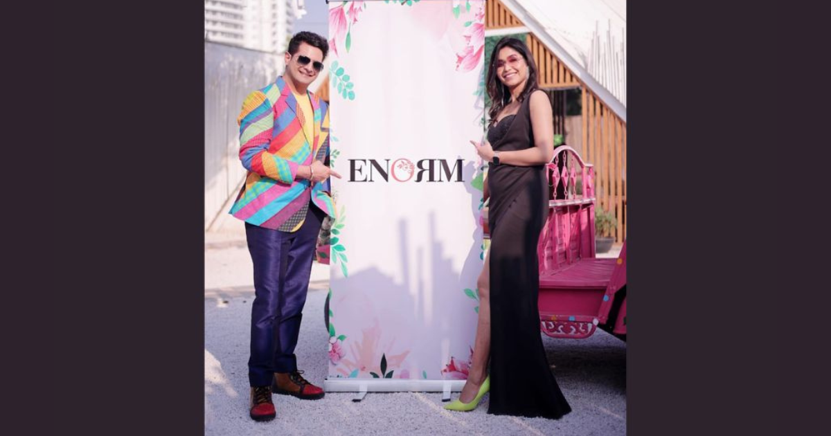 New E Fashion Magazine “ENORM” launched by Celebrity Actor “Karan Mehra” along with Gazal Arora